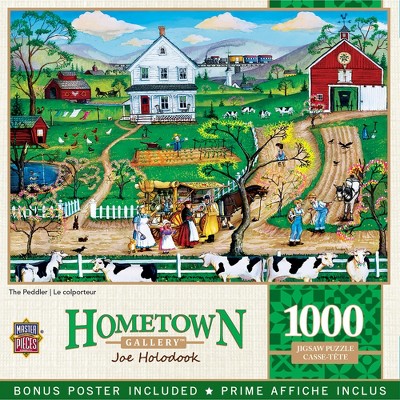 MasterPieces Hometown Gallery Puzzles Collection - The Peddler 1000 Piece Jigsaw Puzzle