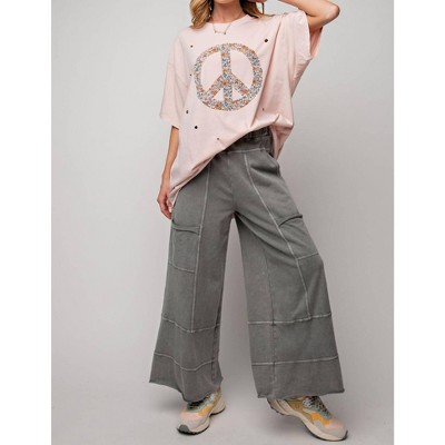 Women's More Than Enough Mineral Wash Pants - Easel