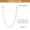Unique Bargains Theater Adjustable Velvet Stanchion Rope with Snap Hooks 2 Pcs - 2 of 4