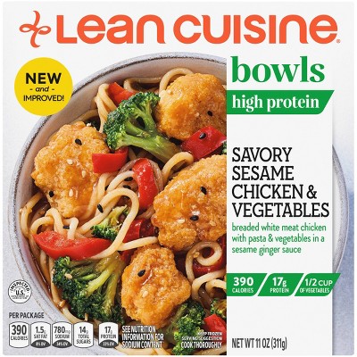 Lean Cuisine Frozen Savory Sesame Chicken & Vegetables Bowl - 11oz