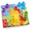 Quercetti: Jumbo Peggy - Peg Stacking Toy, 9 Boards, Animal & Nature Scenes - 2 of 4