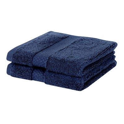 Splash Zero Twist 100% Ring Spun Cotton Face Washcloth Set – Reversible, 550 GSM, Soft, Lightweight, Highly Absorbent Towels for Bathroom