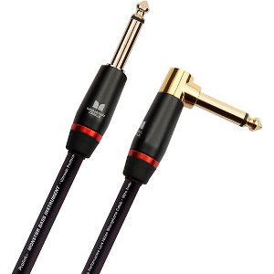 Monster Cable Prolink Monster Bass Pro Audio Instrument Cable, Right Angle to Straight - 1 of 4