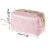 Unique Bargains Women Portable Solid Color Dots Makeup Bag Pink 1 Pc - image 3 of 3