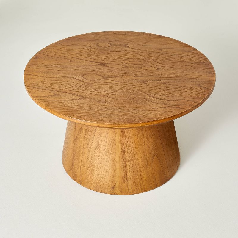 Wooden Round Pedestal Coffee Table - Hearth & Hand™ with Magnolia, 4 of 14