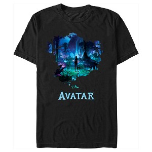 Men's Avatar Neytiri Pandora Night Scene T-Shirt - 1 of 4
