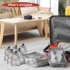 Unique Bargains Mesh Durable Polyester Drawstring Lockable Laundry Bags 6 Pcs - 4 of 4