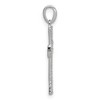 Black Bow Jewelry 14k Yellow or White Gold 1/10 Ctw Diamond Cross Pendant, 11 x 23mm - 2 of 4