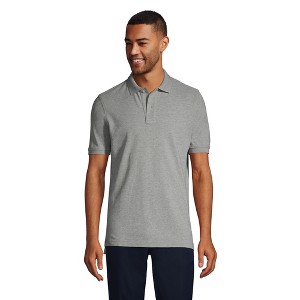 Lands' End School Uniform Young Men's Short Sleeve Mesh Polo Shirt - 1 of 4