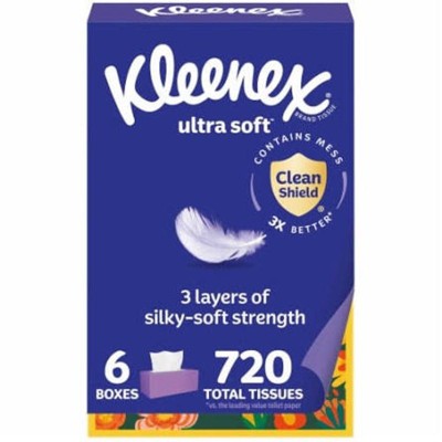 Eporashé Moist Cleansing Plus 3本セット Kleenex Ultra Soft 3-Ply Facial Tissue - 4pk/480ct : Target