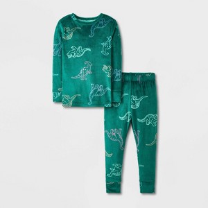 Toddler Boys' 2pc Snuggly Soft Snug Fit Pajama Set - Cat & Jack™ - 1 of 4