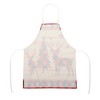 Unique Bargains Christmas Aprons Linen Black Red Green White Brown 21.65"x26.77" 1 Pcs - 4 of 4