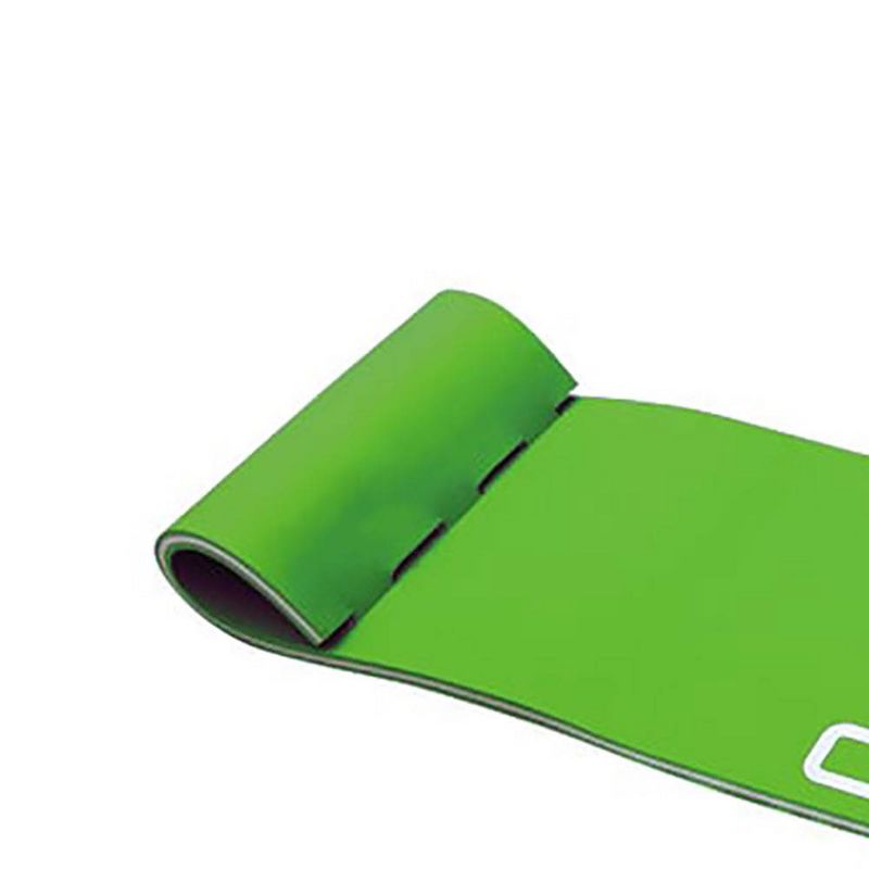 OBrien Foam Water Lounge 86 x 24 In. Pool or Lake Floating Lounger Mat, Green, 3 of 7