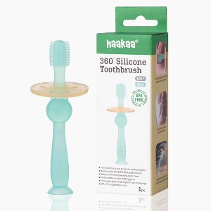 Haakaa 360° Silicone Toothbrush 1 pk - 1 of 4