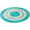 Colonial Mills Crescent Rugs, 4' x 4' Round, Teal Green - 2 of 4