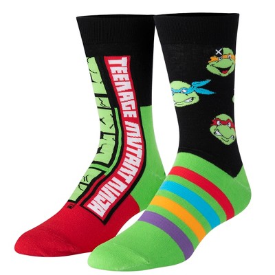 Odd Sox, Tmnt Turtles, Funny Novelty Socks, Large
