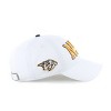 NHL Nashville Predators Adult White Clique Hat: Cotton Adjustable Baseball Cap - 4 of 4