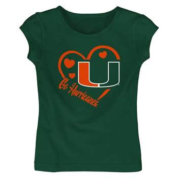 NCAA Miami Hurricanes Toddler Girls' T-Shirt