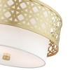 Livex Lighting Calinda 3 - Light Semi-Flush Mount in  Soft Gold - 4 of 4