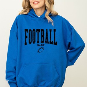 Simply Sage Market Varsity Football Babe Hoodie - 1 of 3