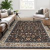 Area Rugs Floral Rug Non Slip Large Living Room Rug Washable Vintage Bohemian Soft Carpet for Bedroom Home Office - 2 of 4