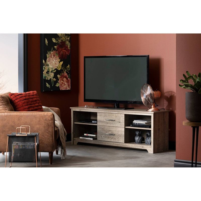 Fusion 2 Drawers TV Stand for TVs up to 60" - South Shore, 4 of 15