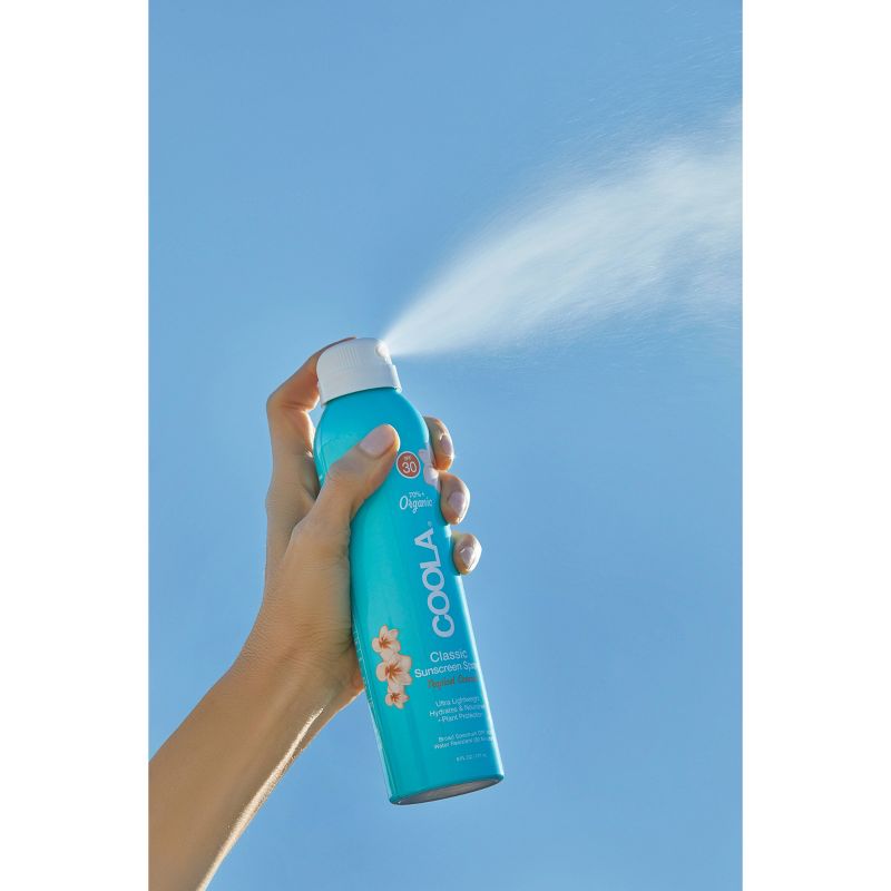 Coola Classic Sunscreen Body Spray - SPF 30 - Tropical Coconut - 6oz - Ulta Beauty, 4 of 6