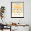 Stupell Industries Shine Bright Yellow Bow Floating Frame Canvas Art - 3 of 4