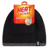 Men's Flat Knit Hat With Contrast Trim | Size One Size - Black/grey - 3 of 3
