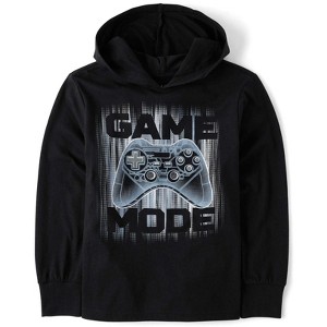 The Children's Place Boys Long Sleeve Graphic Hooded Top - 1 of 3