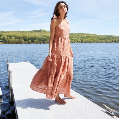 cotton maxi dress target