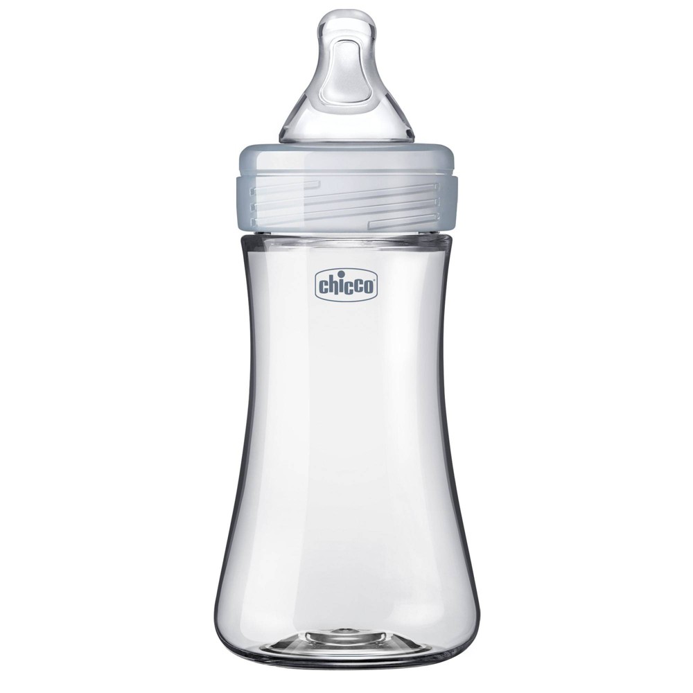 Photos - Baby Bottle / Sippy Cup Chicco Duo Hybrid Baby Bottle with Invinci-Glass Inside/Plastic Outside wi 