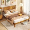Safstar Queen Size Bed Frame w/Headboard Under-Bed Space No Box Spring Needed - 2 of 4