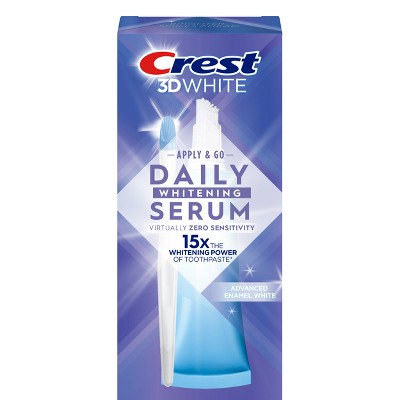 Crest 3DWhite Advanced Enamel White Daily Whitening Serum - 0.63 oz
