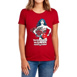 Women's Wonder Woman Wonder Woman Mother's Day For Every Mom T-Shirt - 1 of 4