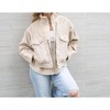 Women's Sydney Sand Colored Mixed Corduroy Jacket - AEMI + CO - 3 of 4