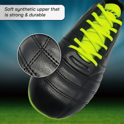 Vizari Men's Redondo Firm Ground Outdoor Soccer Shoes/Cleats | for Teens and Adults - Black/Green,7 — фото 6