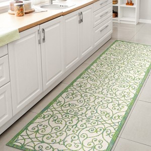 JONATHAN Y Madrid Vintage Filigree Textured Weave Indoor/Outdoor Area Rug - 1 of 4