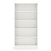 Resenkos Bookshelf, Bookcase Standing Shelf Unts,Wood Bookcase, 72" Tall Bookshelf with 6-Tier Open Storage Shelves,White(5-Tier) - 3 of 4
