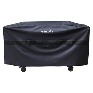 Nexgrill 64" Premium Griddle Cover Black: Weather-Resistant, PVC Coated Polyester, Fits Up to 64" Grills - 1 of 4