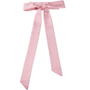 Allegra K Women's Skinny Solid Color Long Scarves Neckerchief 77.17" X1.97" - 1 of 4