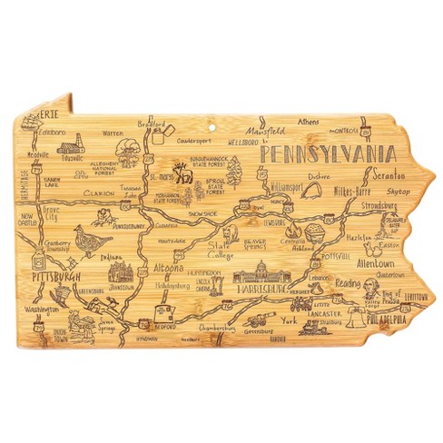 Totally Bamboo Destination Pennsylvania Serving and Cutting Board - image 1 of 4