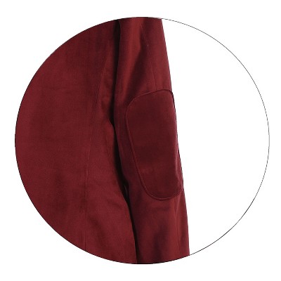 Мужские куртки GIOBERTI Men's Formal Super Soft Velvet Blazer Jacket, Burgundy, 42 Regular — фото 3