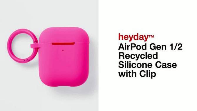 AirPod Gen 1/2 Recycled Silicone Case with Clip - heyday™, 2 of 5, play video