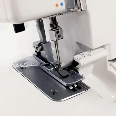 Janome MyLock 634D White and Purple Electronic Serger
