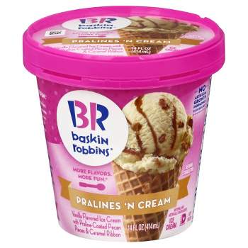 Baskin Robbins Pralines 'N Cream Ice Cream - 14oz