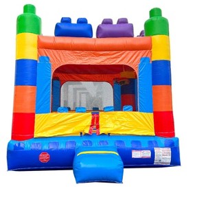 Pogo Bounce House Crossover Kids Inflatable Bounce House, No Blower - 1 of 4