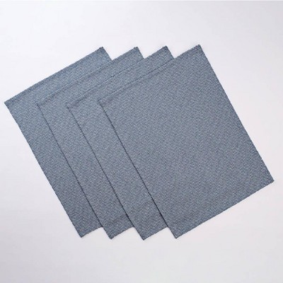 Meema Rustic Placemats - Blue - Set Of 4