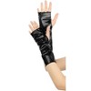 INSPIRE CHIC Women's Fingerless Shiny Lightweight Gloves 1 Pair - 4 of 4
