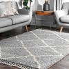 Nuloom Jessie Moroccan Lattice Tassel Area Rug - 2 of 4